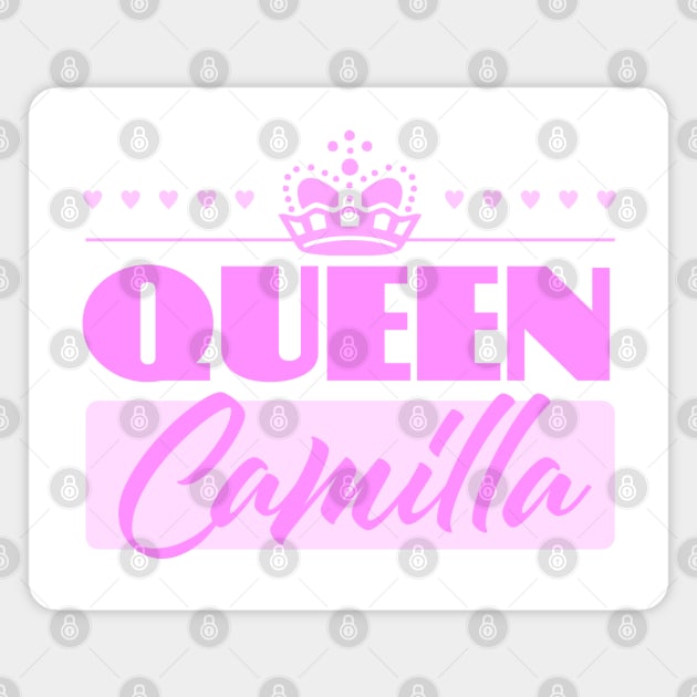 Queen Camilla Magnet by Dale Preston Design